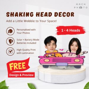 Shaking Head Decor (1-4 Heads)