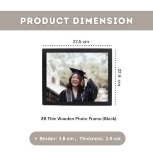 8R Black Wooden Frame 2 Mach Photo