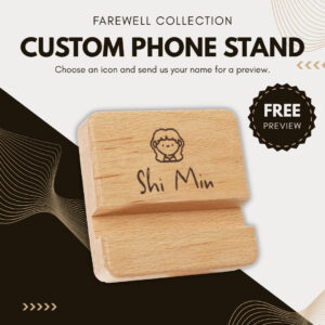 【Farewell】Wooden Phone Stand