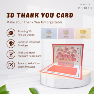 3D Thank You Card
