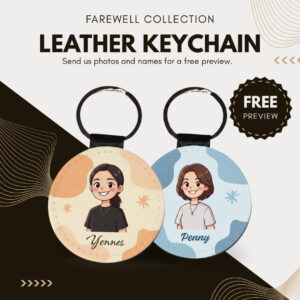 【Farewell】Leather Keychain