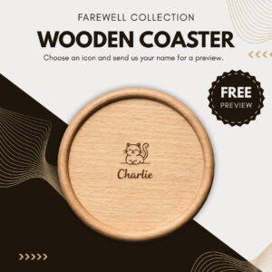 【Farewell】Wooden Coaster