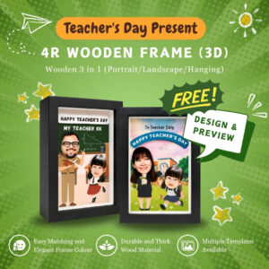 【Teacher’s Day】3D Wooden Frame