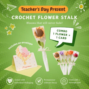 【Teacher’s Day】Crochet Flower