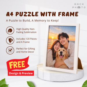 A4 Puzzle with Frame