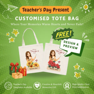 【Teacher’s Day】Canvas Tote Bag
