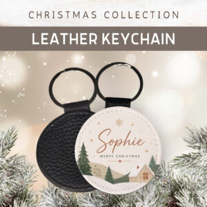 【Christmas】Leather Keychain