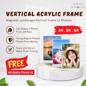 4R 5R 6R Acrylic Frame (Vertical)