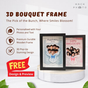3D Bouquet Frame