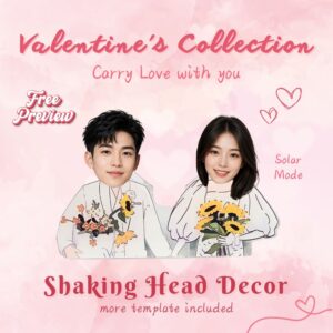 【Valentine's】Shaking Head Decor