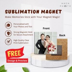 Sublimation Magnet (Square)