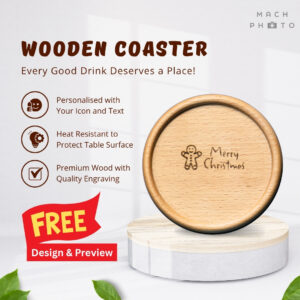 Wooden Coaster (Round)